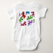 ドリーミーゼブラワールド ベビーボディスーツ (裏面)