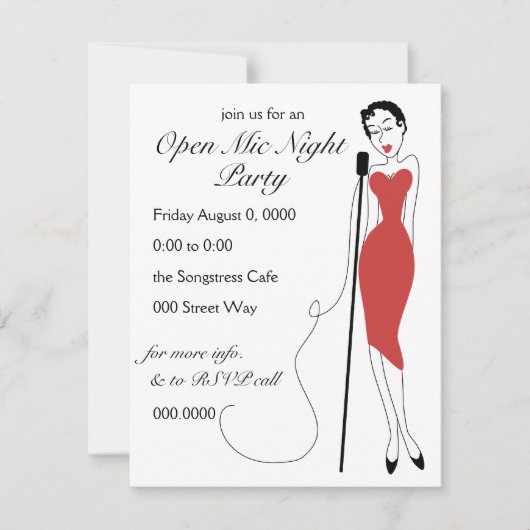 ドリーミーソングストレス 招待状 (正面)