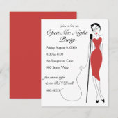 ドリーミーソングストレス 招待状 (正面/裏面)