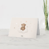 ドリーミーテディベア&ホットエアバルーンサンキューカード シーズンカード (裏面)