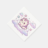 ドリーミーディノ恐竜の赤ちゃんシャワー スタンダードカクテルナプキン (角)