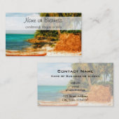 ドリーミートロピカルビーチウィズローボート 名刺 (正面/裏面)