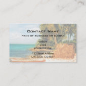 ドリーミートロピカルビーチウィズローボート 名刺 (裏面)