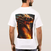 ドリーミードラゴンウォーターカラーティー Tシャツ (裏面)
