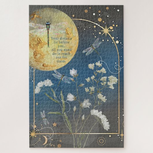 ドリーミードラゴンフライ感動的ジグソーパズル ジグソーパズル (縦)