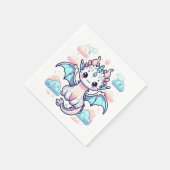 ドリーミードラゴンベビーシャワー スタンダードカクテルナプキン (角)