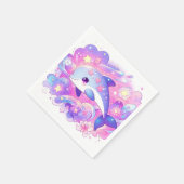 ドリーミードルフィンベビーシャワー スタンダードカクテルナプキン (角)