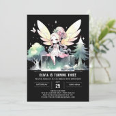 ドリーミーハッピーフェアリー誕生日 招待状 (スタンド正面)