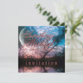 ドリーミーハロウィーンゴシッ結婚クス 招待状 (スタンド正面)