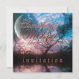 ドリーミーハロウィーンゴシッ結婚クス 招待状