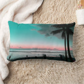 ドリーミーハワイアンサンセットランバーピロー ランバークッション (ブランケット)