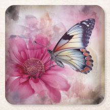 ドリーミーバタフライオンフローラキャンバス