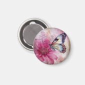 ドリーミーバタフライオンフローラキャンバス マグネット (正面/裏面)