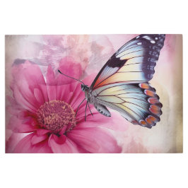 ドリーミーバタフライオンフローラキャンバス メタルプリント