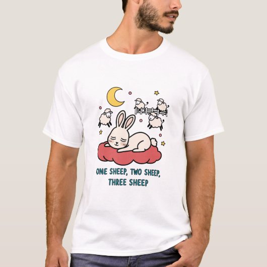 ドリーミーバニーカウントヒツジTシャツ Tシャツ (正面)