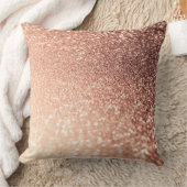 ドリーミーバラ金ゴールドグリッター – ピーチグリットレフェクト クッション (ブランケット)