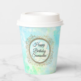 ドリーミーパステルズロータスフラワー紙 紙コップ