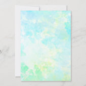 ドリーミーパステルズロータスフラワー 招待状 (裏面)