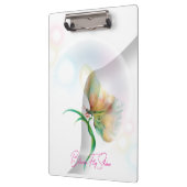 ドリーミーパステルバタフライクリップボード クリップボード (左)