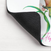 ドリーミーパステルバタフライマウスパッド マウスパッド (コーナー)