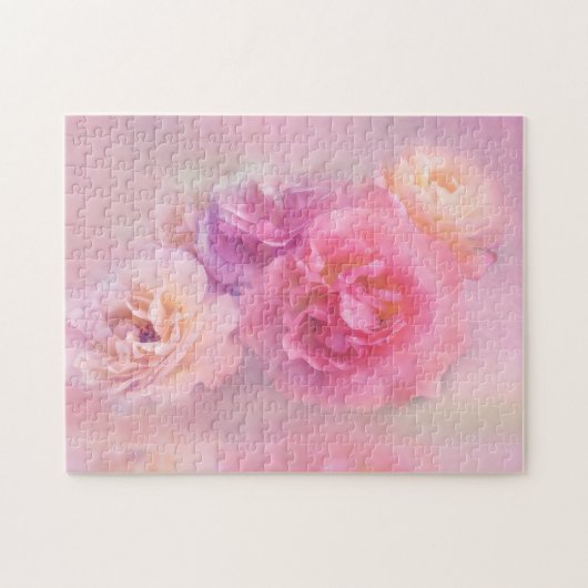 ドリーミーパステルバラ ジグソーパズル (横)