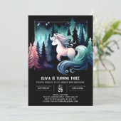 ドリーミーパステルホース誕生日 招待状 (スタンド正面)