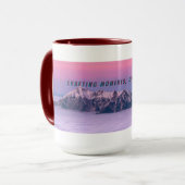 ドリーミーパステルマウンテンアート マグカップ (正面左)