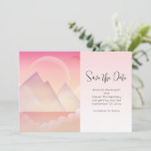 ドリーミーパステルマウンテンランドスケープ結婚ズ セーブザデート (スタンド正面)
