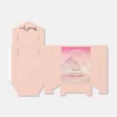 ドリーミーパステルマウンテンランドスケープ結婚ズ フェイバーボックス (折り畳みなし)