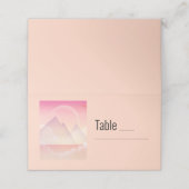 ドリーミーパステルマウンテンランドスケープ結婚ズ プレイスカード (外部開封)