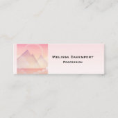 ドリーミーパステルマウンテンランドスケープ スキニー名刺 (正面)