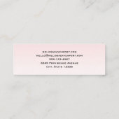 ドリーミーパステルマウンテンランドスケープ スキニー名刺 (裏面)