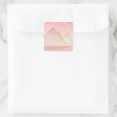 ドリーミーパステルマウンテンランドスケープ スクエアシール (バッグ)