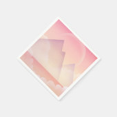 ドリーミーパステルマウンテンランドスケープ スタンダードカクテルナプキン (角)