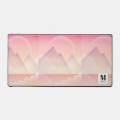 ドリーミーパステルマウンテンランドスケープ デスクマット (正面)