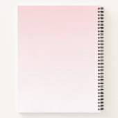 ドリーミーパステルマウンテンランドスケープ ノートブック (裏面)