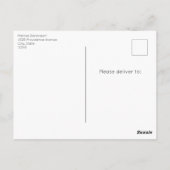 ドリーミーパステルマウンテンランドスケープ ポストカード (裏面)