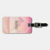 ドリーミーパステルマウンテンランドスケープ ラゲッジタグ (正面横)