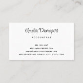 ドリーミーパステルマウンテンランドスケープ 名刺 (裏面)