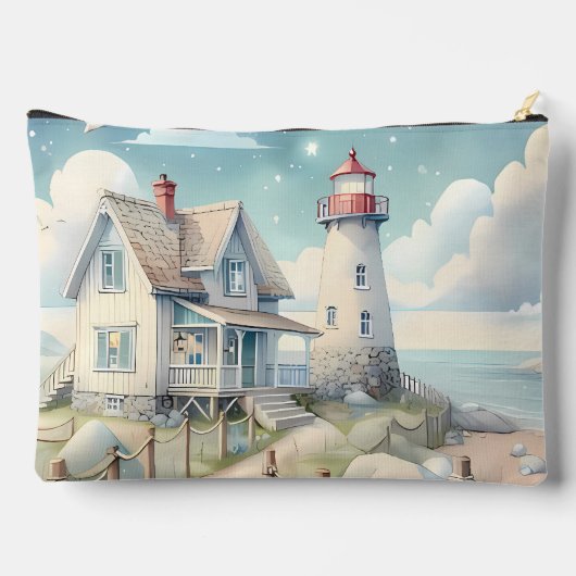 ドリーミーパステルライトハウスバイザシー アクセサリーポーチ (裏面)