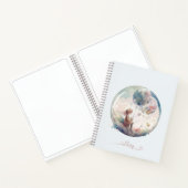 ドリーミーパステルワールドスパイラルパターン ノートブック (内部)