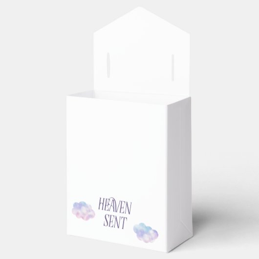 ドリーミーパステル天国送信ガールベビーシャワー フェイバーボックス (オープン)