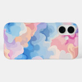 ドリーミーパステル抽象芸術クラウドパターンの水彩画 Case-Mate iPhoneケース (裏面 (横))