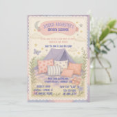 ドリーミーパステル誕生日スリーポバーアンダーザスターズ 招待状 (スタンド正面)