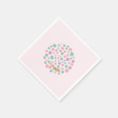 「ドリーミーパステル」 スタンダードカクテルナプキン (角)