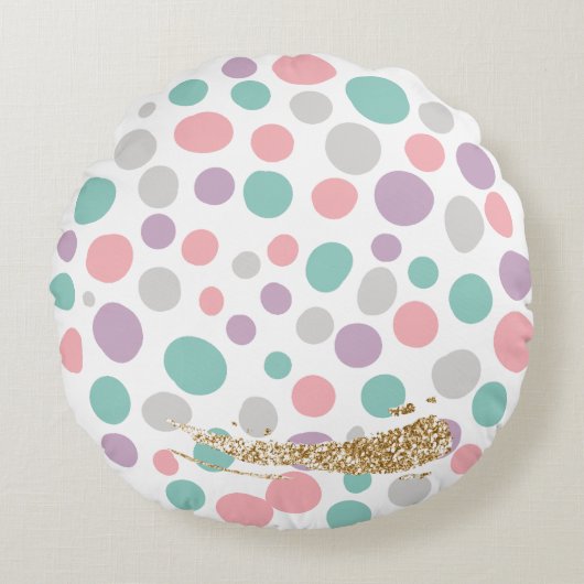 「ドリーミーパステル」 ラウンドクッション (正面)