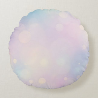ドリーミーパステル《写真》ぼけ味背景 ラウンドクッション