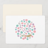 「ドリーミーパステル」 招待状 (正面/裏面)