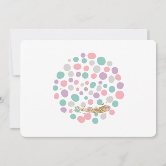 「ドリーミーパステル」 招待状 (正面)