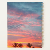 ドリーミーパーソナライズされたトロピカルサンセット プランナー手帳 (裏面)